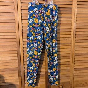 Lularoe Floral Print‎ Leggings OS